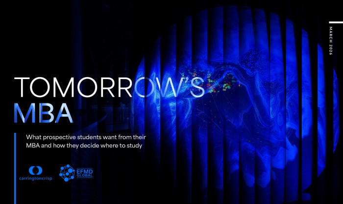 Tomorrow's MBA